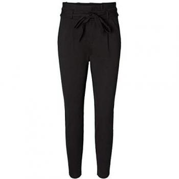 Vero Moda Women's High-Waisted Loose Fit Paperbag Trousers