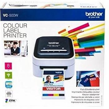 Brother VC-500W label printer ZINK (Zero-Ink) Colour 313 x 313 DPI CZ Black Grey