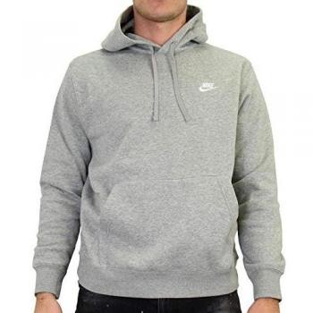 Nike Sportswear Club Fleece Pullover Hoodie - Men - Grey - Extra Small