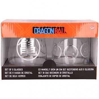 Set de 2 Vasos de Cristal Dragon Ball 510 ML