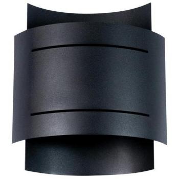 Aplique de pared Hestia negro con bombilla G9