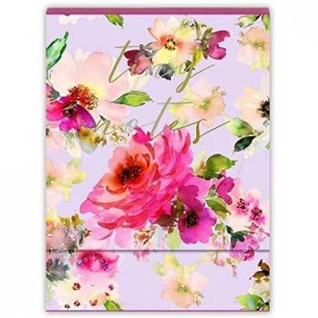 Mini cuaderno magnético lila