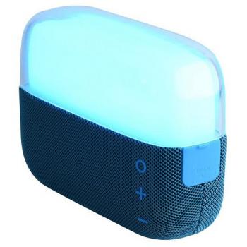 Altavoz Bluetooth 5.0 Portátil 5W con Iluminación LED Multicolor - Tejido Azul - Blaupunkt