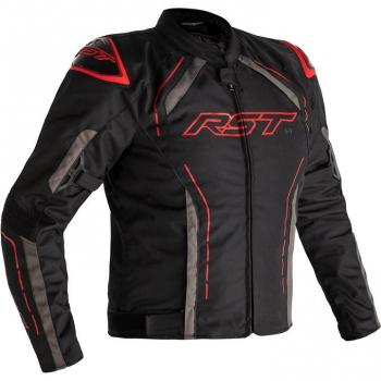 RST S-1 Chaqueta textil de motocicleta - Negro Gris Rojo
