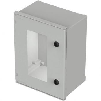 Bopla Caja de Pared Polysafe de Poliéster Reforzado con Fibra de Vidrio Gris Claro, 400 x 300 x 200 mm, IP66, Apta para Exteriores, RAL 7035