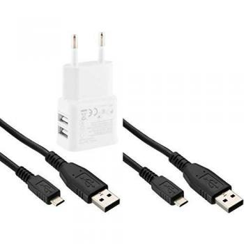Cargador CASA MICROUSB para 2 MOVILES Smartphones