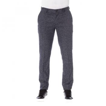 Trussardi Slim-fit Black Cotton Jeans & Trousers for Men - Size S (IT46) with Pockets
