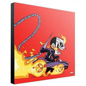 Skottie Young Ghost Rider Wooden Art Panel 30x30 cm