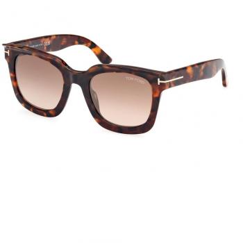 Tom Ford FT1115 Stylish Brown Sunglasses for Women with Green Lenses