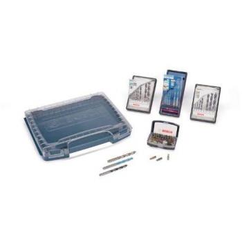 Bosch Professional Kit de perforación y atornillado con brocas y puntas destornillador en L-BOXX, incluye 57 piezas
