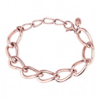 Pulsera de Mujer Breil TJ2918 - Pulsera de acero inoxidable, diseño elegante, cierre de seguridad, detalles en oro rosa, resistente al agua, ideal para uso diario y ocasiones especiales