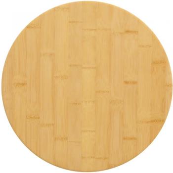 Tablero de mesa de bambú Ø50x2,5 cm