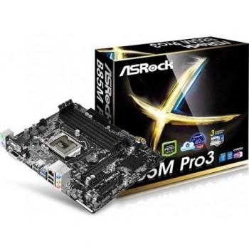 ASRock B85M Pro3 - Placa base, Socket 1150,1 x PCIe 3.0 x16, 1 x PCIe 2.0 x16
