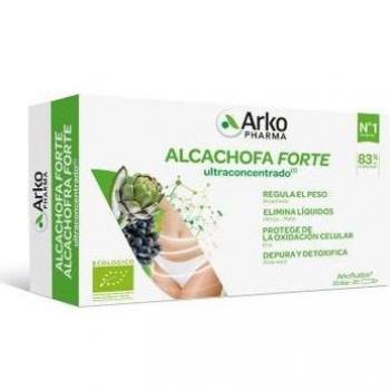 Arkopharma Arkofluido Alcachofa Forte BIO + Aloe Vera 20 ampollas