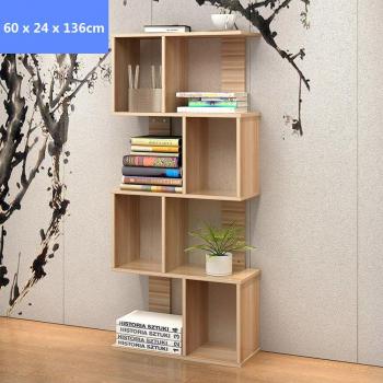 Blueidea® Estante de Madera Amarillo Biblioteca Log Estilo de Zapatos Estante Combinación Libre para Estudiantes Niños / Decoración Manera Para Casa Hogar