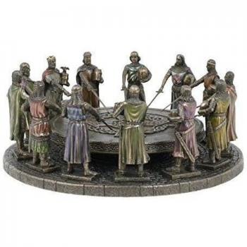 Tafelrunde King Arthur 12 Ritter displaytisch bronce figura decorativa de Veronese