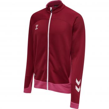 Chaqueta Hummel Lead Poly para niños, material poliéster, cierre con cremallera, diseño moderno, ligero y transpirable