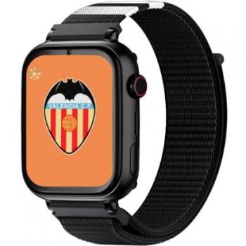 Reloj Inteligente GPS SaveFamily SaveWatch Plus Edición Valencia CF 4G Pantalla Táctil 4,7 cm (1.85) Llamadas y Vídeo Face ID Correa de Tela Negra