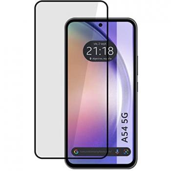 Protector de Cristal Templado Completo 5D Full Glue Negro para Samsung Galaxy A54 5G