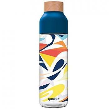 Quokka Ice - Abstract 840 ML| Botella de Agua Reutilizable de Tritan - Libre de BPA | Amplia Apertura para Rellenar y con tapón antigoteo