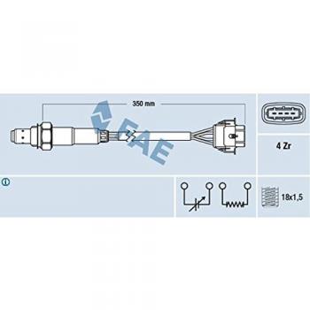 Sonda Lambda FAE 77155 - Sonda Lambda de alta precisión, compatible con múltiples modelos de vehículos, fabricada con materiales de calidad para garantizar durabilidad y rendimiento óptimo, fácil instalación y ajuste perfecto