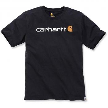 Camiseta de Algodón Carhartt Core Relaxed Fit Negra Tallaje Grande