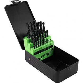 Estuche de Brocas Helicoidales HSS 4241 1-13 mm Negro