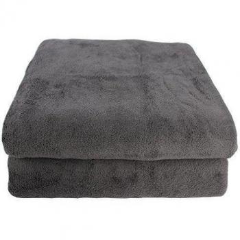 Auralum® 150 x 210cm Manta suave para Sofá y Sofa cama ,Tacto de terciopelo,100% Poliéster,Suave y Cómodo - Gris