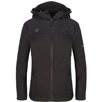 Izas Kassala Chaqueta Impermeable, Mujer, Negro, L