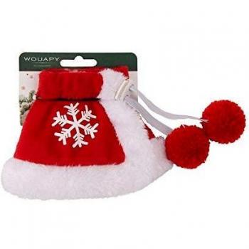Wouapy - Capa de Navidad para Perro y Gato, Talla M