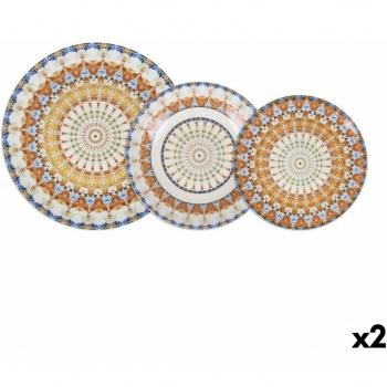 Set de Vajilla Santa Clara Corintia 18 Piezas Porcelana (2 Unidades)