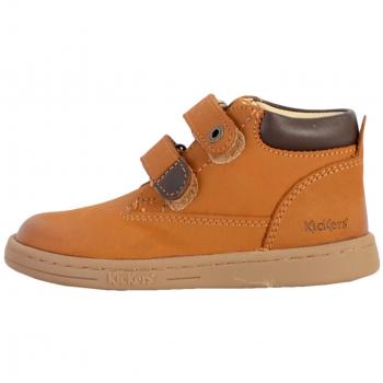 Kickers Tackeasy Children's Boots - Camel Brown