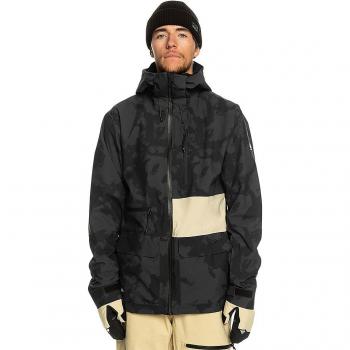 Quiksilver - Chaqueta de hombre Sammy Carlson Stretch Quest Tie Dye True Black M