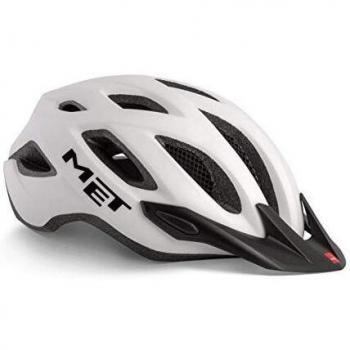Met Crossover XL(60-64) Casco Montañismo, Alpinismo y Trekking, Adultos Unisex, Blanco (Blanco)