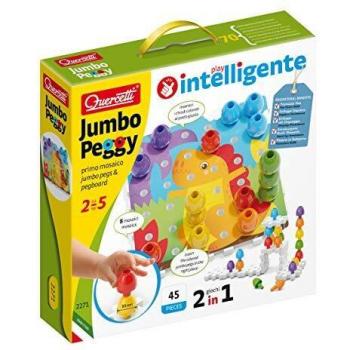 Juego de motricidad con clavos Jumbo Peggy 45 Pzas. - Quercetti 02271 QU02271 QUERCETTI