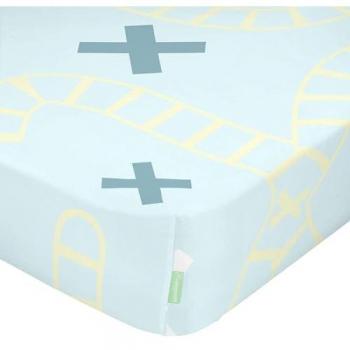 Bajera Infantil Multicolor para Cuna 60x120 cm, 100% Algodón, Calidad de 150 TC, Fabricada en España