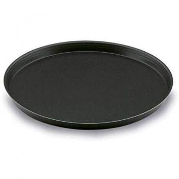 Lacor 68828, Molde Pizza Aluminio Antiadherente, Negro