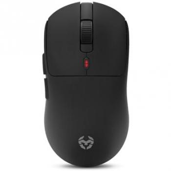 Krom Klever Ratón Gaming Inalámbrico Óptico 10000 DPI Negro, Ultraligero 55 Gramos, Sensor óptico precisión Pixart PMW 3325, 6 Botones, Receptor Wireless