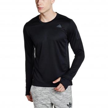 adidas Rs Ls Tee M Camiseta de Manga Larga, Hombre, Negro