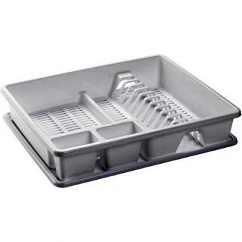 Plastic Forte Escurreplatos, Blanco, 48 x 38 x 9