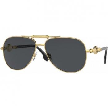 Versace VE2236 100287 Unisex Pilot Gold Sunglasses