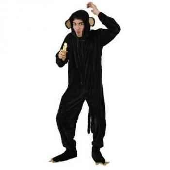 Disfraz de Chimpancé negro para hombre