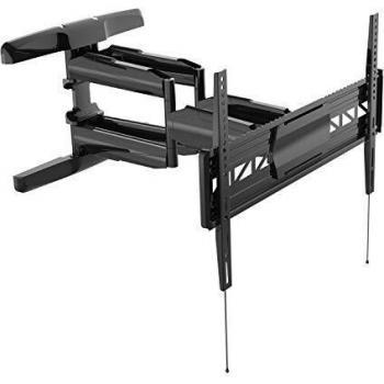 TM Electron TMSLC145 Soporte de Pared Universal inclinable Giratorio con Brazo Doble para monitores o televisores LED, OLED, LCD, Plasma de 32 hasta 65, MAX. 50Kg, VESA 600X400