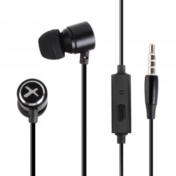 Auriculares In-Ear Topsound con Micrófono Integrado, Función Manos Libres, Botón de Colgar/Descolgar y Conector Jack 3.5mm - Color Negro