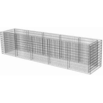 Gabion Raised Bed Galvanised Steel 450x90x100 cm