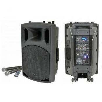 Altavoz Activo Portátil QTX QX15PA 15 con Bluetooth
