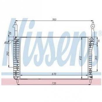 Nissens 63119 Refrigerantes del Motor