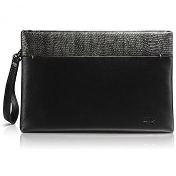 BVP Fundas de Documentos Bolsos para Hombre de Alta Calidad Piel Gran Cartera en la Mano