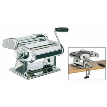 Haushalt International Máquina para Hacer Pasta, de Metal Cromado.