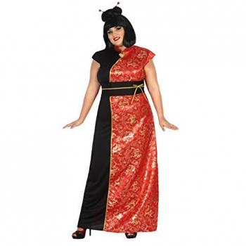 Disfraz de Mujer China Rojo - Talla Extra Grande (XL)